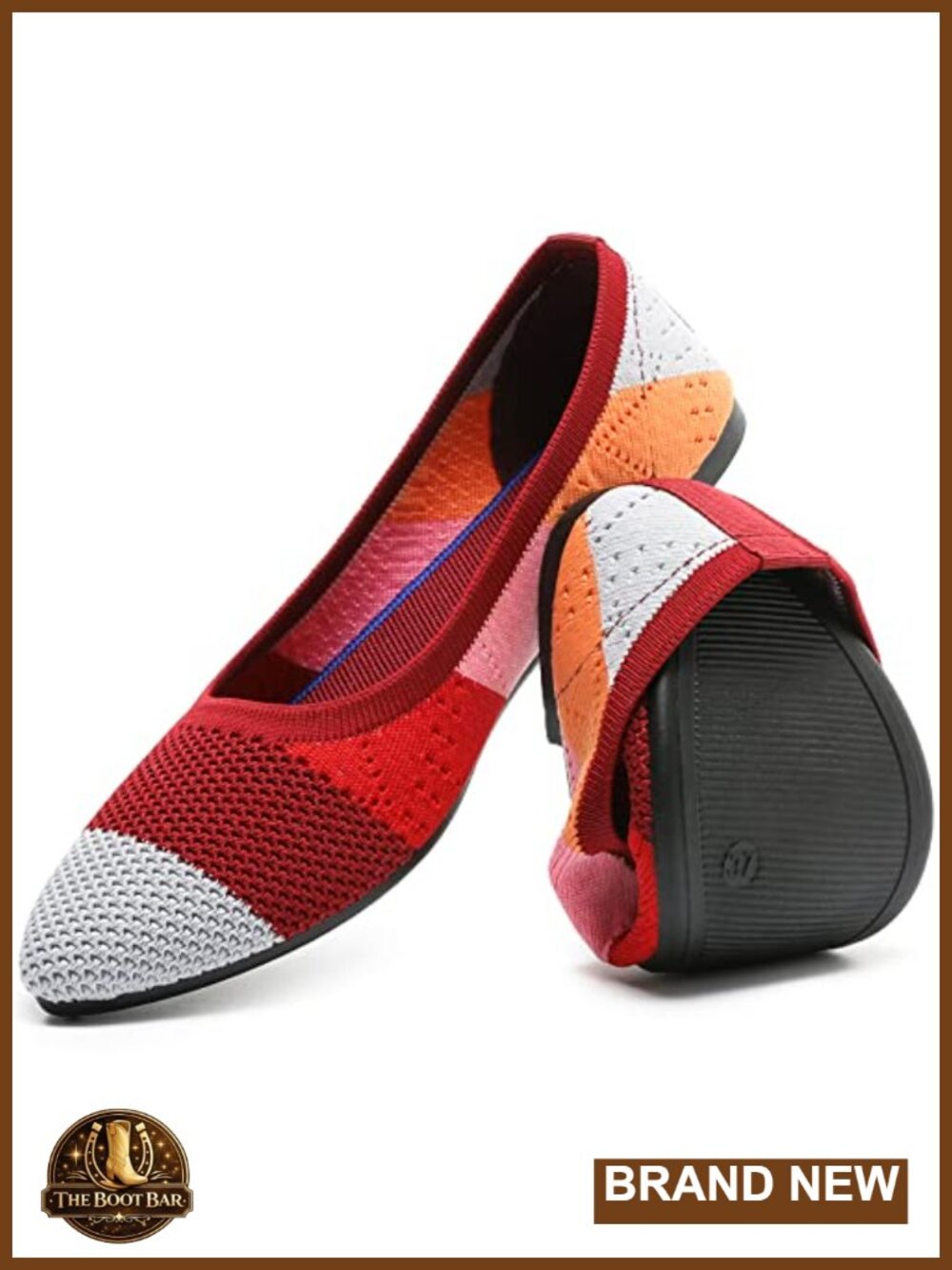Women's Mesh Ballet Flats Pointed Toe Slip On Comfort Dress Shoes